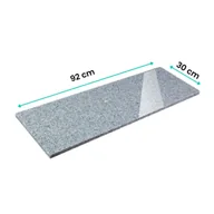 Inne materiały budowlane - Parapet granitowy szary polerowany G603 92x30x2 cm - miniaturka - grafika 1