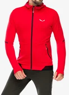 Bluzy sportowe męskie - Bluza Salewa Pedroc PL Hooded Jacket - flame/flame - miniaturka - grafika 1