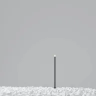 Lampy ogrodowe - Lampa stojąca zewnętrzna Spear O441FL-L1GF3K Maytoni IP65 tuba grafitowa - miniaturka - grafika 1