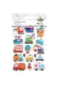 Zabawki kreatywne - naklejki wypukłe pojazdy użytkowe - miniaturka - grafika 1
