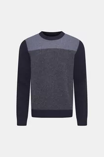 Swetry męskie - PIERRE CARDIN Sweter z wełną - Granatowy - Mężczyzna - 2XL(2XL) - grafika 1