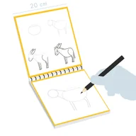 Prace ręczne dla dzieci - Kolorowanki Nauka rysunku Farma - miniaturka - grafika 1