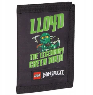 LEGO Ninjago Wallet 20288-2508 Czarne One size - Portfele - miniaturka - grafika 1