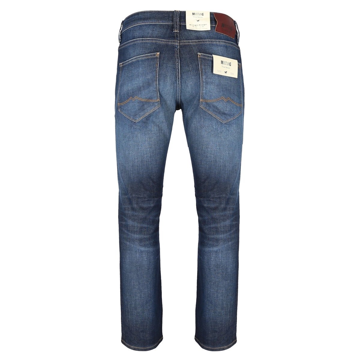 MUSTANG MICHIGAN STRAIGHT DARK RINSE USED 3135-5111-593 36/34