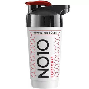 Bidon Shaker No10 600 Ml Biały! - Shakery i bidony sportowe - miniaturka - grafika 1