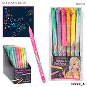 Długopisy - Długopisy żelowe NEON TOP Model 6 kolorów 12229A - DEPESCHE - miniaturka - grafika 1