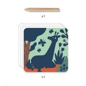 Prace ręczne dla dzieci - Djeco, wydrapywanka dla dzieci Duże Zwierzęta - miniaturka - grafika 1