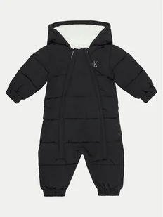 Calvin Klein Jeans Kombinezon zimowy IN0IN00243 Czarny Regular Fit - Kombinezony dla dzieci - miniaturka - grafika 1