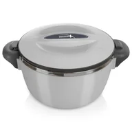 Kubki termiczne - Termos obiadowy stalowy termomisa na zupę lody szary TERMO 900 ml ORION 128520 - miniaturka - grafika 1