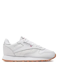 Reebok Sneakersy Classic Leather GZ6098 Biały - Buty dla dziewczynek - miniaturka - grafika 1