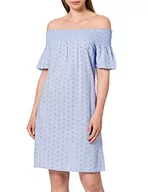 Sukienki - ONLY Sukienka damska Off-Shoulder, Blue Heron, XS - miniaturka - grafika 1