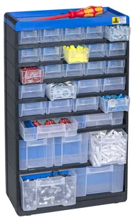 B2B Partner Plastikowy organizer z szufladkami VarioPlus Pro 53/60, 30 szufladek 124249 - Skrzynki i torby narzędziowe - miniaturka - grafika 1