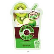 Maseczki do twarzy - Mediheal Ade Mask Kiwi Apple 25 ml Hipoalergiczna maska wygładzająca do twarzy Mediheal - miniaturka - grafika 1