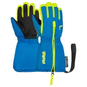 Rękawice narciarskie - Rękawice zimowe dziecięce Reusch Tom 4525 niebiesko-żółty - miniaturka - grafika 1