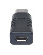 Adaptery bluetooth - SUPER CENA - TANIA DOSTAWA ! -  ! Adapter USB Manhattan USB-C - USB Micro-B (wtyk - gniazdo) Czarny (354660) - PACZKOMAT, POCZTA, KURIER - miniaturka - grafika 1