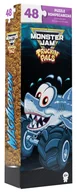 Puzzle - Puzzle Monster Jam 48 elementów Truckin' Pals 26,2 x 23,1 cm - miniaturka - grafika 1