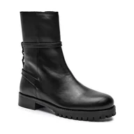 Botki damskie - Patrizia Pepe Skórzane botki - miniaturka - grafika 1