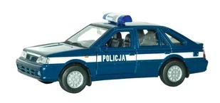 Polonez Caro 1:39 Policja granatowa WELLY - Samochody i pojazdy dla dzieci - miniaturka - grafika 2