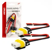 Oświetlenie samochodowe - akcesoria - Kostki ceramiczne proste h8 h9 h11 gniazdo wtyczka amio-03056 - miniaturka - grafika 1