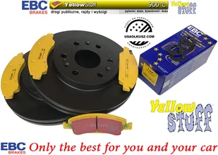 Przednie klocki YellowStuff + tarcze hamulcowe 330mm EBC seria PREMIUM Cadillac Escalade AWD 2009-2020 - Tarcze hamulcowe - miniaturka - grafika 2