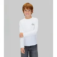 Koszulki dla chłopców - Calvin Klein Jeans Longsleeve Regular Fit - miniaturka - grafika 1