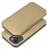 Etui i futerały do telefonów - Kabura DUAL POCKET Book do SAMSUNG S25 złoty - miniaturka - grafika 1