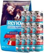Sucha karma dla psów - Reno Wołowina 10 kg adult - miniaturka - grafika 1