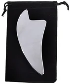 Meble i wyposażenie gabinetów medycznych - Narzędzie do terapii tkanek miękkich  terapia narzędziowa IASTM - stalowy masażer o wyprofilowanych krawędziach + etui (Shark G77) - miniaturka - grafika 1