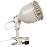 Lampy stojące - Rabalux 3093 Flint lampa stołowa z klipsem, beżowy - miniaturka - grafika 1