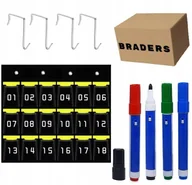 Pozostałe akcesoria do telefonów - Numerowany Organizer uchwyt na telefony 18 kieszeni - szkoła, biuro, klasa - miniaturka - grafika 1