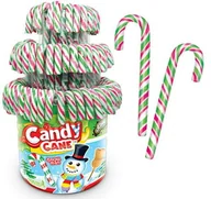 Gumy do żucia, lizaki, dropsy - LIZAKI LASKI ŚWIĄTECZNE NA CHOINKĘ JOHNY BEE GREEN RED WHITE 100SZT LIZAK LASKA CUKROWA - miniaturka - grafika 1