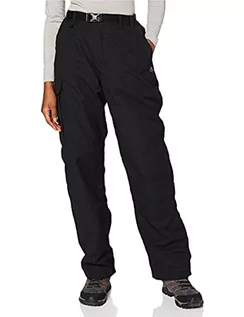 Spodnie damskie - Craghoppers Damskie spodnie zimowe Kiwi - długie spodnie do wędrówek, Czarny, 56 PL Dlugie - grafika 1