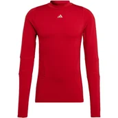 Koszulki męskie - ND05_K14736-2XL HP0572 Koszulka męska adidas Techfit COLD.RDY Long Sleeve czerwona HP0572 r.2XL - miniaturka - grafika 1