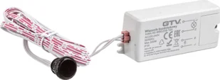 GTV Włącznik bezdotykowy jednobiegowy do drzwi przesuwnych max. 500W AC 220-240V 50/60Hz IP20 czarny sensor AE-WBEZDB-10S - Akcesoria do oświetlenia - miniaturka - grafika 1