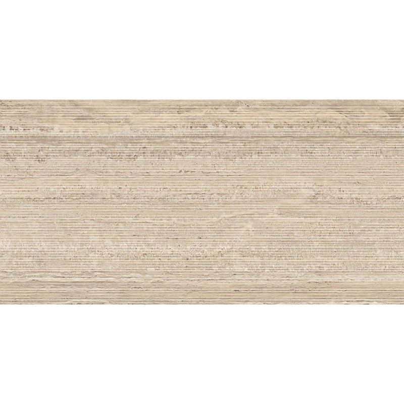 Mexen Neo Travertino Liner Natural gres szkliwiony rekt. G1, płytka podłogowo-ścienna 120 x 60 cm, mat - TL302-120-060-05