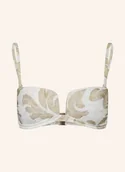 Stroje kąpielowe - Maryan Mehlhorn Góra Od Bikini Bandeau Ornation weiss - miniaturka - grafika 1