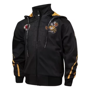 Bluza sportowa dla dzieci EXTREME HOBBY ANGRY WASP z kapturem rozpinana - Odzież sportowa dziecięca - miniaturka - grafika 1