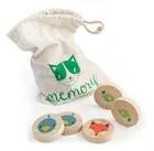 Gry planszowe - Gra memory Sprytny Kot drewniana - miniaturka - grafika 1