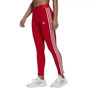 Legginsy - Adidas H07772 W 3S LEG Legginsy żywe czerwono-białe XS H07772 - grafika 1