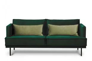 Sofa 3 GANZO *ciemny zielony/jasny zielony, 196x84x92, tkanina - Sofy i kanapy - miniaturka - grafika 1