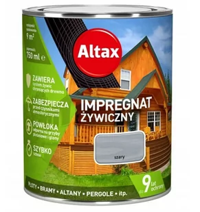 Altax impregnat $2ywiczny, szary, 0.75l - Farby i impregnaty do drewna - miniaturka - grafika 1