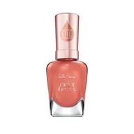 Lakiery do paznokci - Sally Hansen Color Therapy Argan Oil Formula 14,7ml Lakier do paznokci 300 Soak At Sunset - miniaturka - grafika 1