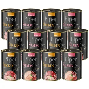 DOLINA NOTECI Piper dla kota Mix Smaków 12x400g - Mokra karma dla kotów - miniaturka - grafika 1