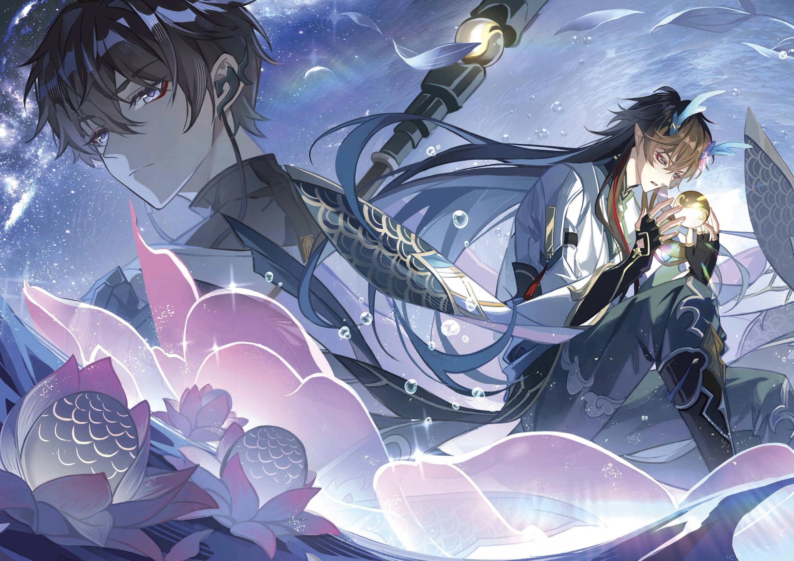 Plakat A3 Honkai Star Rail Hsr Anime Gra Dan Heng