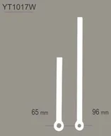 Akcesoria do zegarków - Wskazówki zegarowe YT1017 /białe - miniaturka - grafika 1