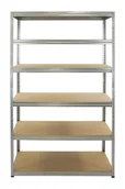 Szafy i regały magazynowe - Regał Helios magazynowy metalowy HZZ_213X120X60_6_175 ilość półek 6 nośność 175 kg / Wamar-Sosenka - miniaturka - grafika 1