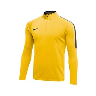 Koszulki męskie - Nike Męski W NK DRY ACDMY18 DRIL TOP LS Long Sleeved T-shirt, tour yellow/anthracite/(black), S - grafika 1