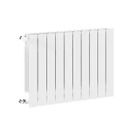 Grzejniki pokojowe - KFA Grzejnik aluminiowy ADR 50x80 cm biały 1095W - miniaturka - grafika 1