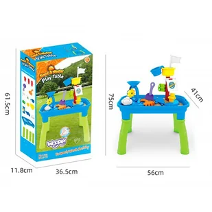 WOOPIE Stolik Wodny 2w1 Piaskownica Statek Piracki 6 akc. - Place zabaw - miniaturka - grafika 9