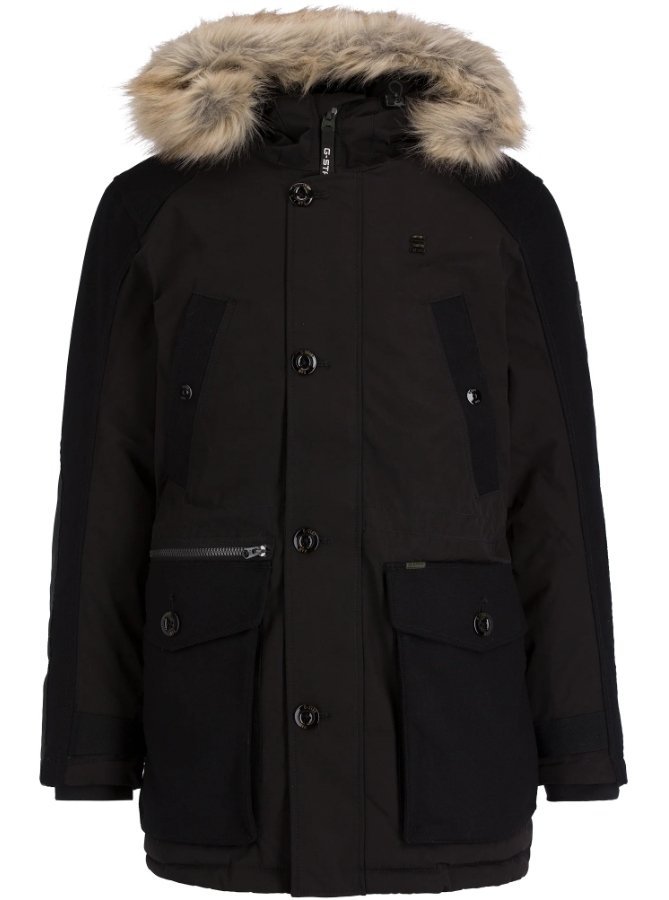 G-STAR RAW KURTKA MĘSKA CIEPŁA PARKA Z KAPTUREM DŁUGA XXS 1JSA